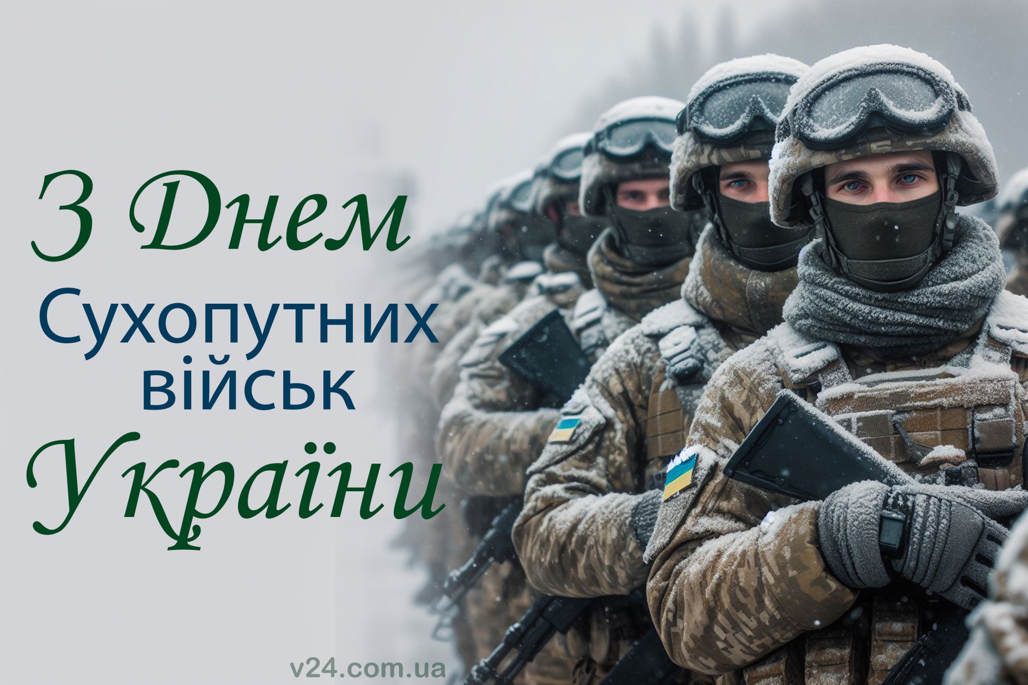 Привітання до дня сухопутних військ Збройних Сил України